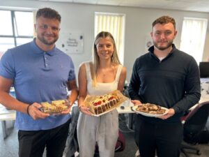 L-R: James Dubowski, Katie Underwood, Thomas Brunton