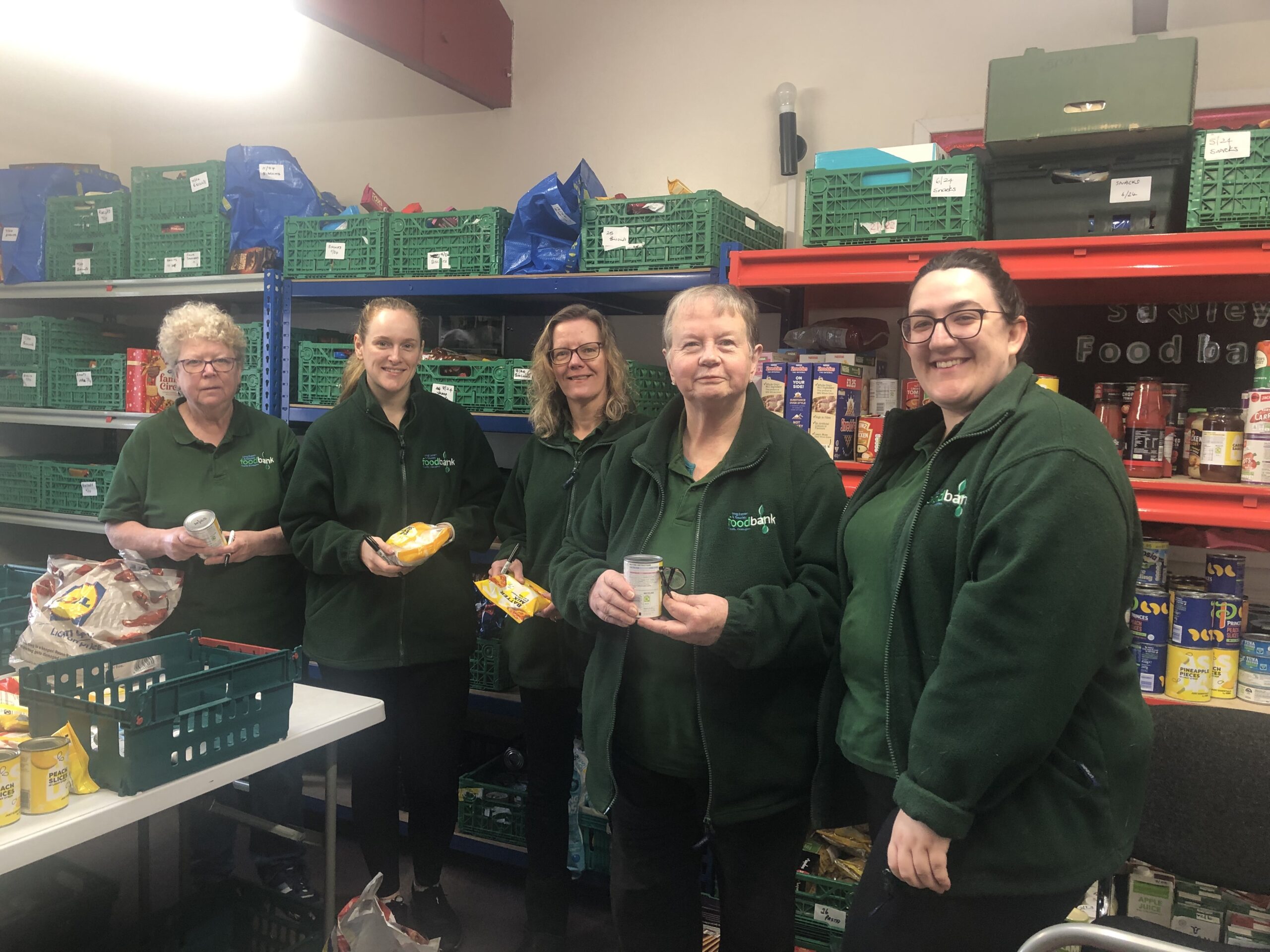 Group of Volunteers at Long Eaton & Sawley Food Bank
