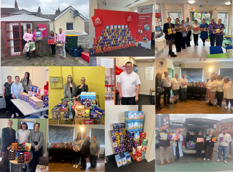 Collage of Stafforce Egg Collections
