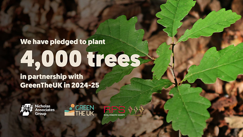 Nicholas Associates Group pledge to plant 4000 trees in 2024-2025 with Green the UK