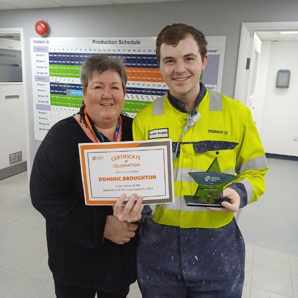 Dominic - Apprentice of the Year